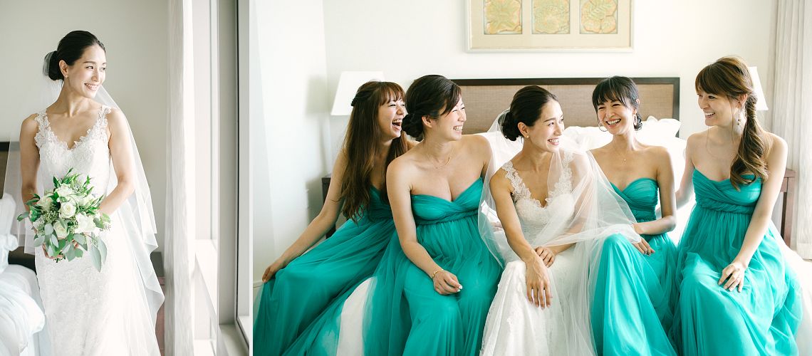 Bride with Bridesmaids